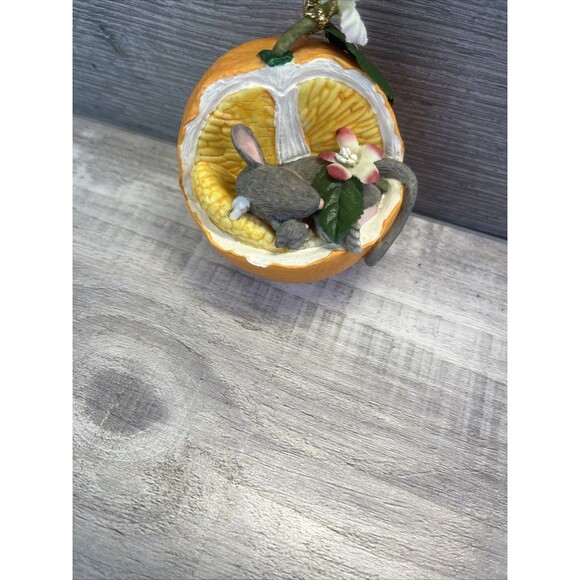 Heirloom Ornaments From Ashton Drake Sweet Surprises Set Of 3 Mice Squirrel Nut - Picture 4 of 7